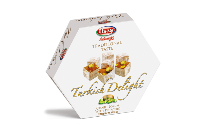 Fıstıklı Lokum 227 Gr (Altıgen)