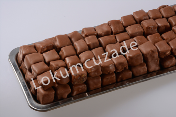 Fıstıklı Çikolata Kaplı Lokum 140 Gr