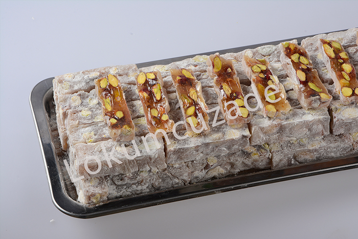 Duble Fıstıklı Parmak Lokum 0,5 Kg