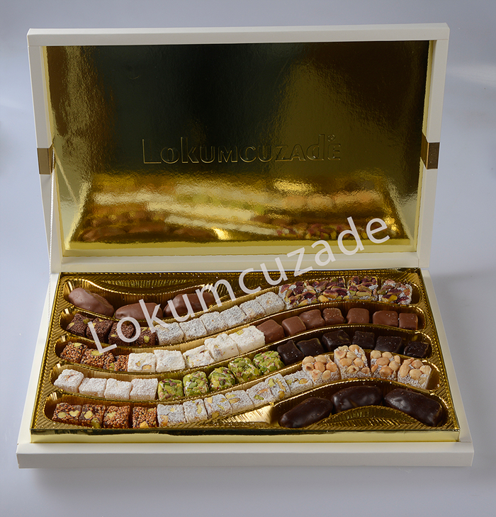 Karışık Özel Kutu Lokum (Kitap Kutu)
