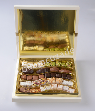 Karışık Özel Kutu Lokum (Kitap Kutu) 400 Gr