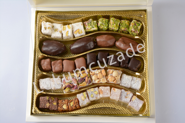 Karışık Özel Kutu Lokum (Kitap Kutu) 400 Gr