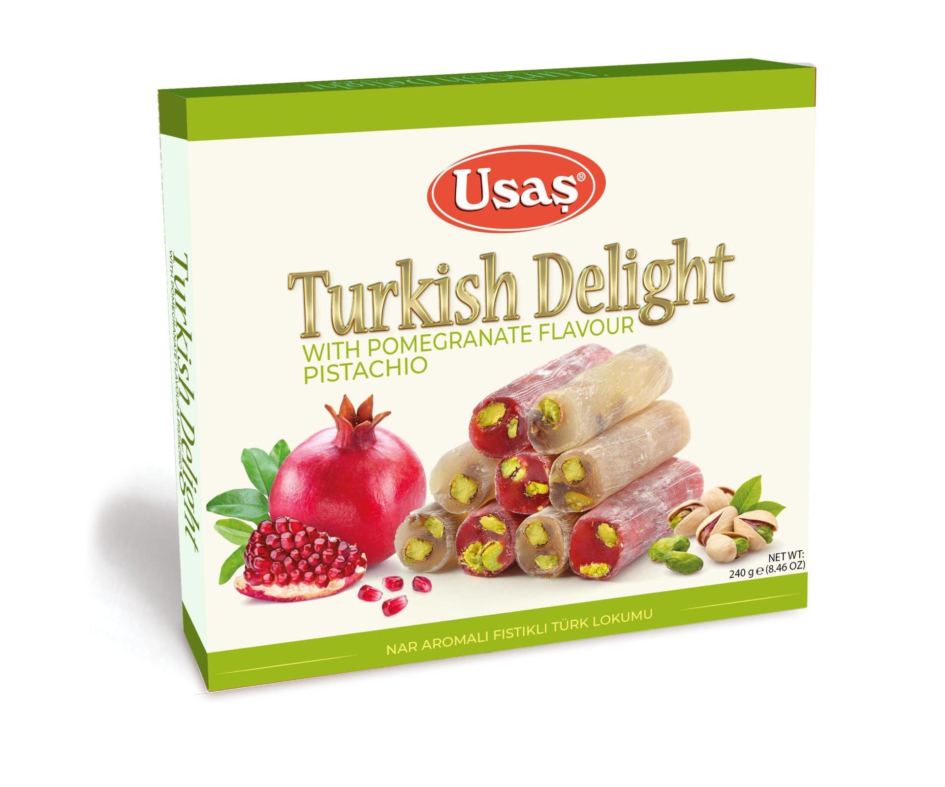 NARLI FISTIKLI,FISTIKLI FİTİL LOKUM 240 GR